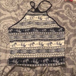 Elephant Crop Top